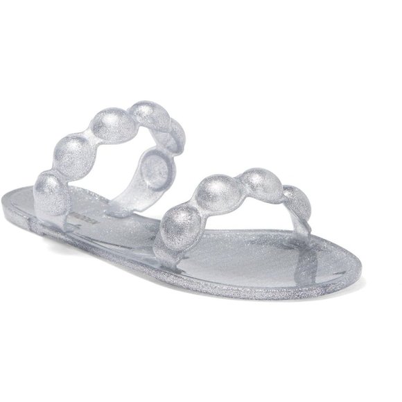 Steve Madden Zaza Bubble Strap Sandals in Silver - Picture 1 of 4